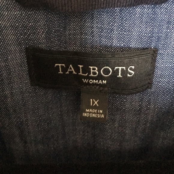 Talbots Jean Vest - Picture 4 of 8